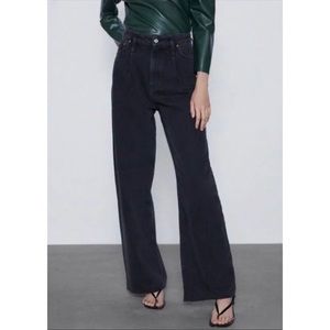 NWT Zara The Caia Pleated Wide Leg Pant